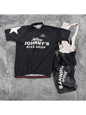 Mellow Johnny's Capo Forma Cycling Jersey Bib Shorts Kit Men's XL Italy
